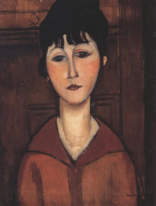 Amedeo Modigliani Ritratto di ragazza or Portrait of a young Woman (mk39) Spain oil painting art